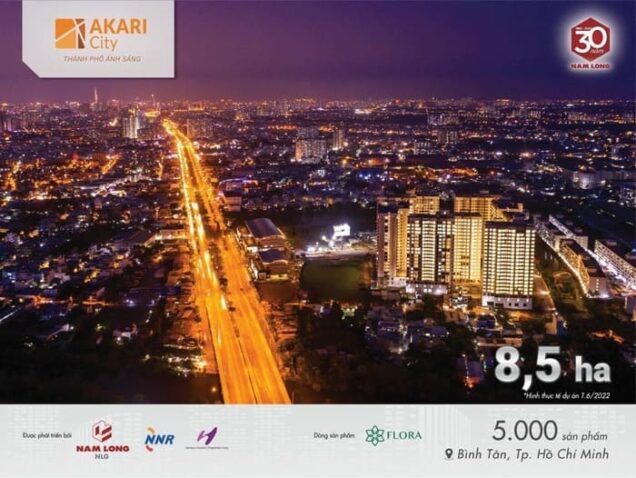 Dự án Akari City Nam Long tại Bình Tân, TP.HCM