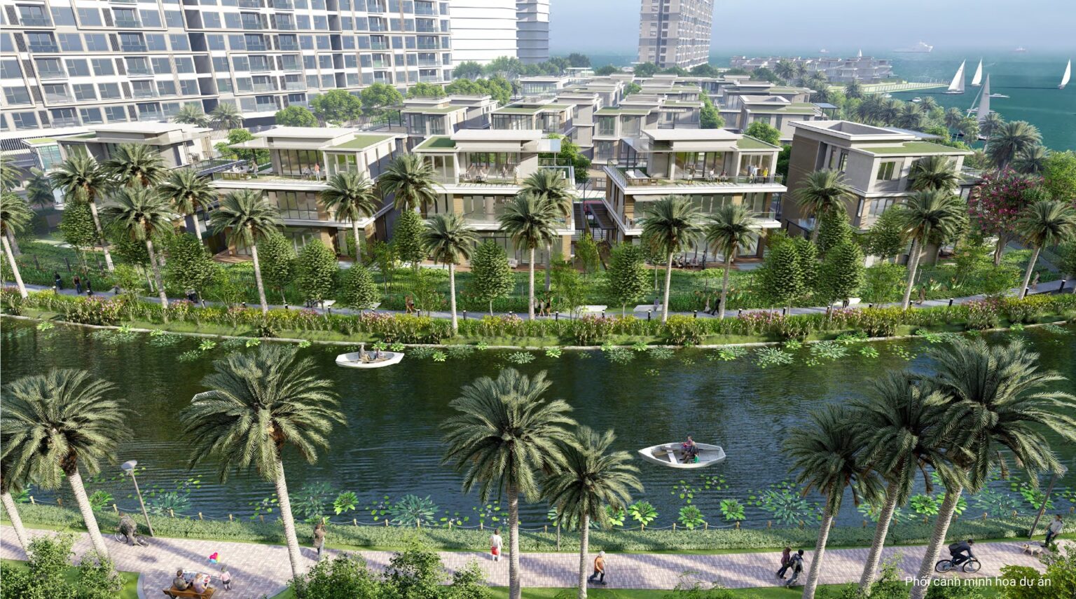 Phối cảnh compound biệt thự The Mizuki