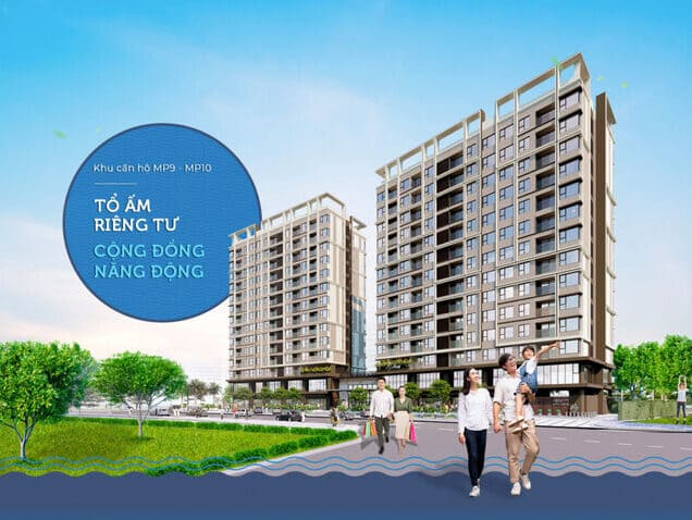 Căn hộ MP9 – MP10 Mizuki Park đã bàn giao