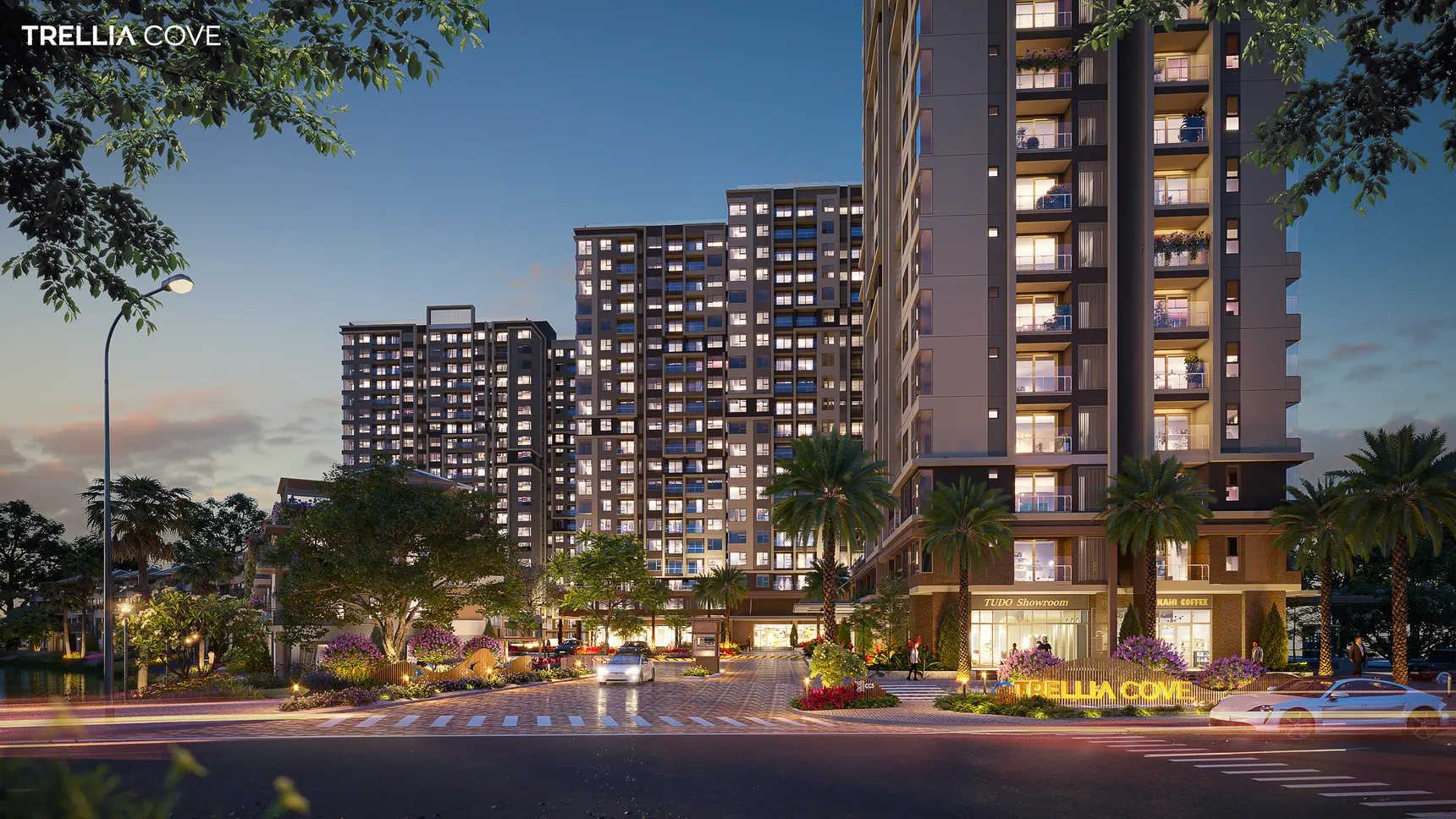Cổng vào phân khu Trellia Cove