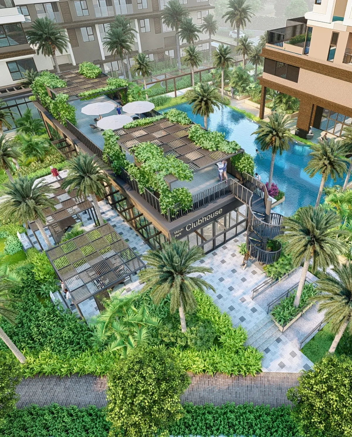 Clubhouse Trellia Cove tại Mizuki Park