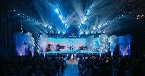 Sân khấu khai mạc sự kiện Nam Long Experience 2026 tại SECC TP.HCM
